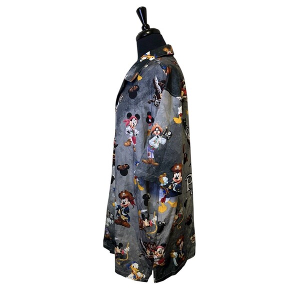 Disney Mickey & Friends “A Pirate’s Life for Me” Button-Up Shirt XL - Picture 3 of 4